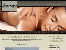 Tablet Screenshot of amherstmassage.biz